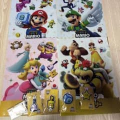 スーパーマリオパーティ クリアファイル 9種キーホルダー セット
