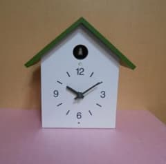 無印良品 鳩時計 大 限定色グリーンG－9 - メルカリ