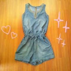 デニムロンパース☆のサムネイル