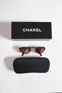 美品】リムレス CHANEL シャネル サングラス ココマーク 4003 - メルカリ