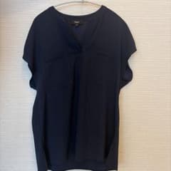 セオリー　 Theory ブラウス　ネイビー【S】※婦人服サイズM相当のサムネイル