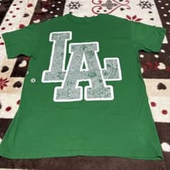LA グラフィック Tシャツ グリーンのサムネイル