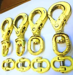 マーテック ラッチロックフック 3,2t 4個セット 玉掛け 吊り治具のサムネイル