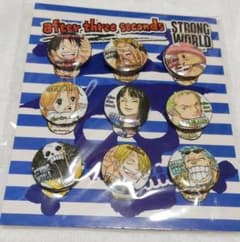ONE PIECE STRONG WORLD 캔 배지