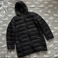 美品】ユニクロ プレミアムウルトラライトダウンコート ロング パーカ