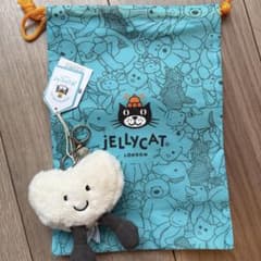 JELLYCAT ジェリーキャット マスコット ハート　キーホルダー　ぬいぐるみ - 5