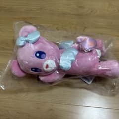 アイカツ！ 1番くじ B賞 エンジェリーべア ねそべりぬいぐるみ - メルカリ