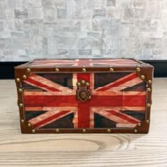 インテリアトランク 中 ユニオンジャック 宝箱 インテリア収納 男前インテリア インテリアトランク 中 ユニオンジャック 宝箱 インテリア収納 男前