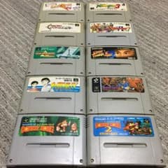 SFC スーパーファミコンソフト10本セット　悪魔城　ゼルダ　ストⅡターボ　等のサムネイル