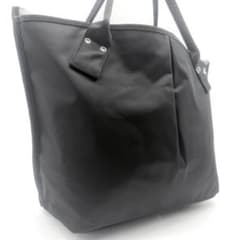 【新品】agnès b. VOYAGE　ビジネスバッグ　ナイロン　黒　肩掛け可能 agnes b.VOYAGE Leather Strap Nylon Shoulder Bag Black (K-120567)