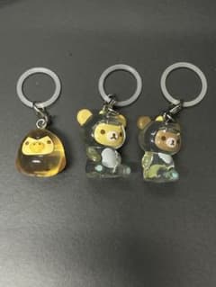 リラックマ きょうりゅう着ぐるみ めじるしアクセサリー 3点セットのサムネイル
