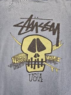 80s Stussy old 黒タグ スカル サーフ tシャツ Mのサムネイル
