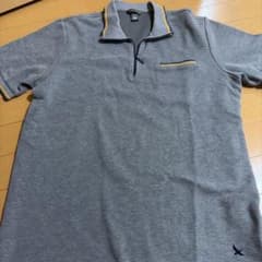 Eddie Bauer ハーフジップ ポロシャツ グレーのサムネイル