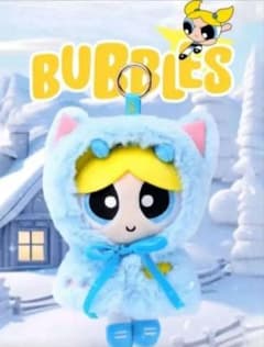 HUGKIS 파워퍼프걸즈✪버블스 봉제인형 키홀더