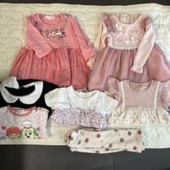 Girly 8-piece dress set (sizes 80-90) Disney Minnie Mouse design for girls