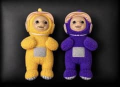 テレタビーズ　サファリパーティー　GBぬいぐるみ　ティンキー・ウィンキー　ラーラ