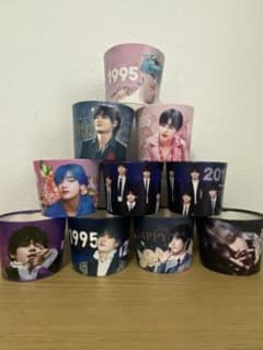 btsカップフォルダー　ビジュ最高　一個売りも可＃スローガンのサムネイル
