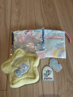 ナルミヤエンジェルブルー ナカムラくん　ボアポーチ、巾着2種、ワッペン2種セットのサムネイル