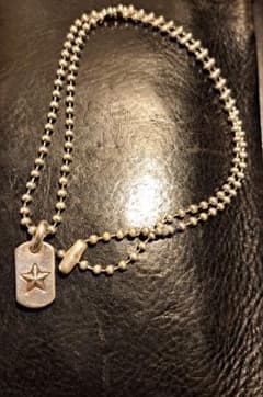 クロムハーツCHROME HEARTS　タイニースター　ドッグタグ　ネックレスのサムネイル