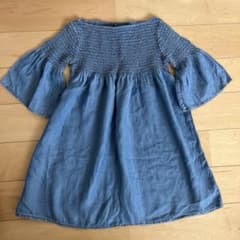 GapKids デニム シャーリング トップスのサムネイル
