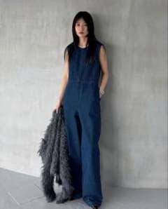 CLANE BACK OPEN DENIM ALL IN ONE - メルカリ