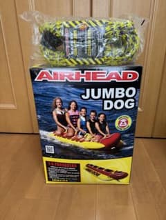 AIRHEAD JUMBO DOG ウォータートーイ バナナボート 5人用のサムネイル