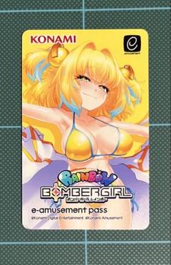 ボンバーガール　e-amusement pass　パイン　水着 ボンバーガール レインボー e-amusement pass パイン 水着
