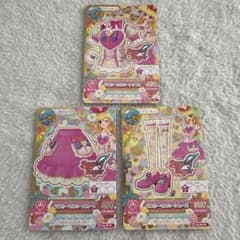 4288♡ハグミーキスミーコーデ いちご あおい セイラ マリア アイカツ 初期 アイカツ！アイカツカード ラブリーキスミーコーデ3枚セット 星宮