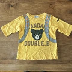 DOUBLE.B クマプリント Tシャツ 90のサムネイル