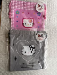 HELLO KITTY x 3COINS 巾着 2種セットのサムネイル