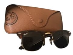 Ray-Ban CLUBMASTER Green Black Sunglasses