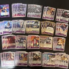 世界最強の戦士 ワンピースカード 百獣海賊団 紫デッキパーツ まとめ