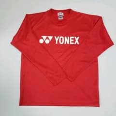 mininana7様専用　YONEX ロングTシャツ 赤のサムネイル