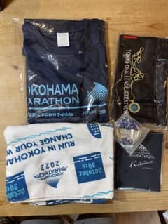 横浜マラソン　Tシャツ　スポーツタオル他セットのサムネイル