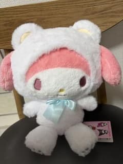 サンリオキャラクターズ　ホワイトベアドールBIGタイプ　マイメロディ