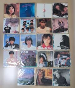 レコード 昭和邦楽 中森明菜・チェッカーズ・レベッカetc…19枚セット