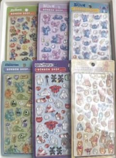 海外製品　ディズニー　シール　6枚セットのサムネイル