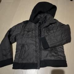 COMME CA ISM グレー系 ダウンコート 150Aのサムネイル