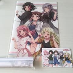 バンドリコラボイヤホンタペストリークリアファイルカード　値下げしましたのサムネイル