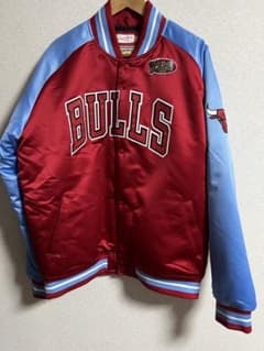 90sNBA Mitchell&Ness CHICAGO BULLS スタジャンのサムネイル
