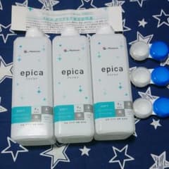 コンタクト洗浄液 エピカ アクアモア ソフトレンズ用 3本セットのサムネイル