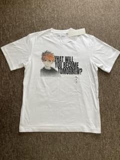 UNIQLO ハイキュー　ゴミ捨て場の決戦　Tシャツ Mサイズ　白のサムネイル