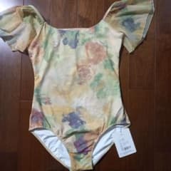 (新品)フラワープリント 大人 レオタード Lのサムネイル