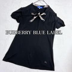 BURBERRY BLUE LABEL Tシャツ ノバチェック リボン ボウタイ - メルカリ