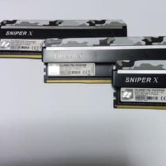 G*G様 cpu メモリー等ジャンク品です。 ジャンク品】G.SKILL Sniper X DDR4-3600 8GBx3 - メルカリ
