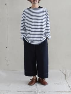 SUSURI ススリ デッキパンツ　navyのサムネイル
