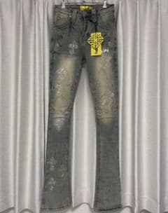 GUAPI フレアデニム 28ライトストーン Rhinestone denimのサムネイル