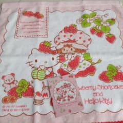 ストロベリーショートケーキ＆キティ ハンドタオルのサムネイル