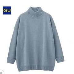 GUハイネックボリュームセーターのサムネイル