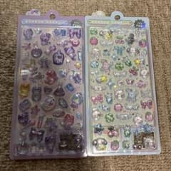 ボンボンドロップシール　まじょねこ　うぃっしゅ　２枚セットのサムネイル